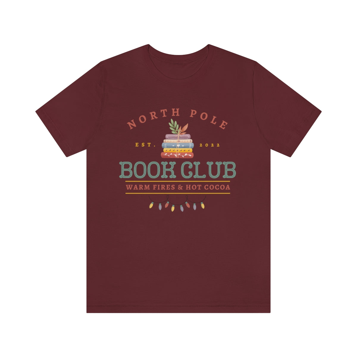 North Pole Book Club Color Short Sleeve Tee