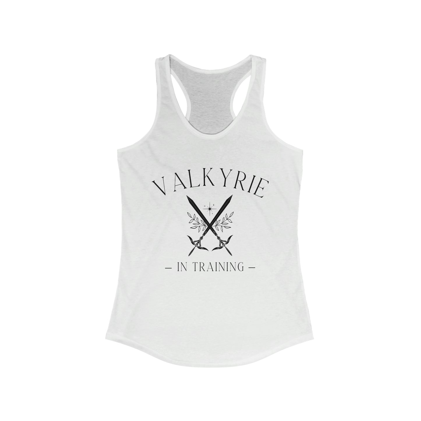 Valkyrie in Training Racerback Tank