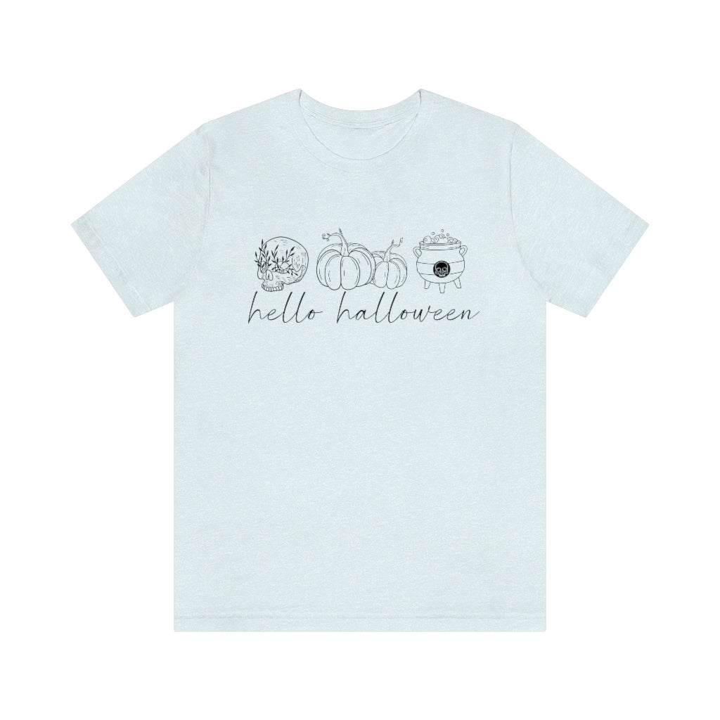 Hello Halloween Short Sleeve Tee