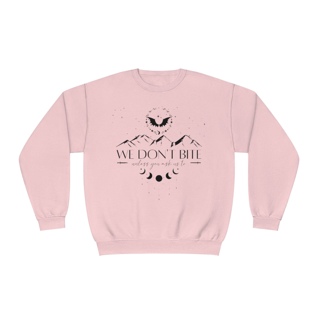 We Don't Bite ACOTAR Crewneck Sweatshirt