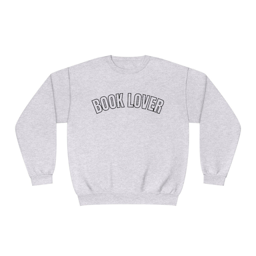 Book Lover Sweatshirt-White