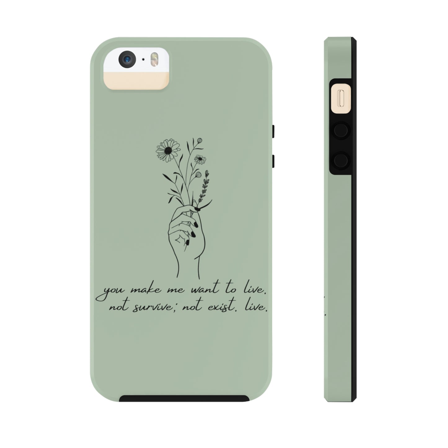 Make me want to live Phone Case