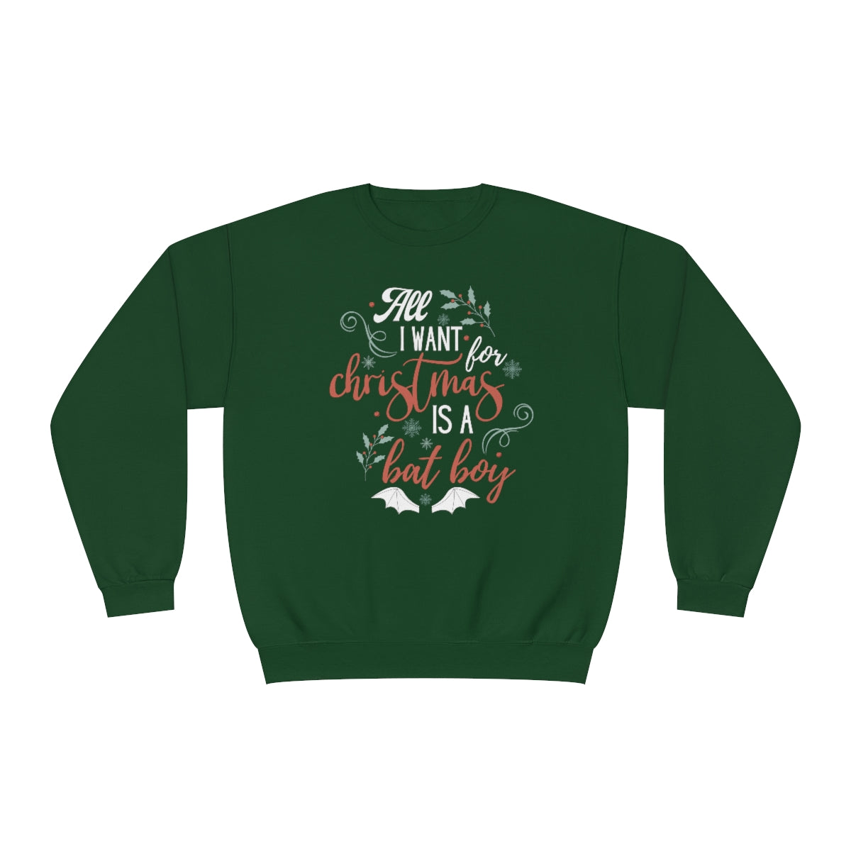 All I want are bat boys FRONT Crewneck Sweatshirt