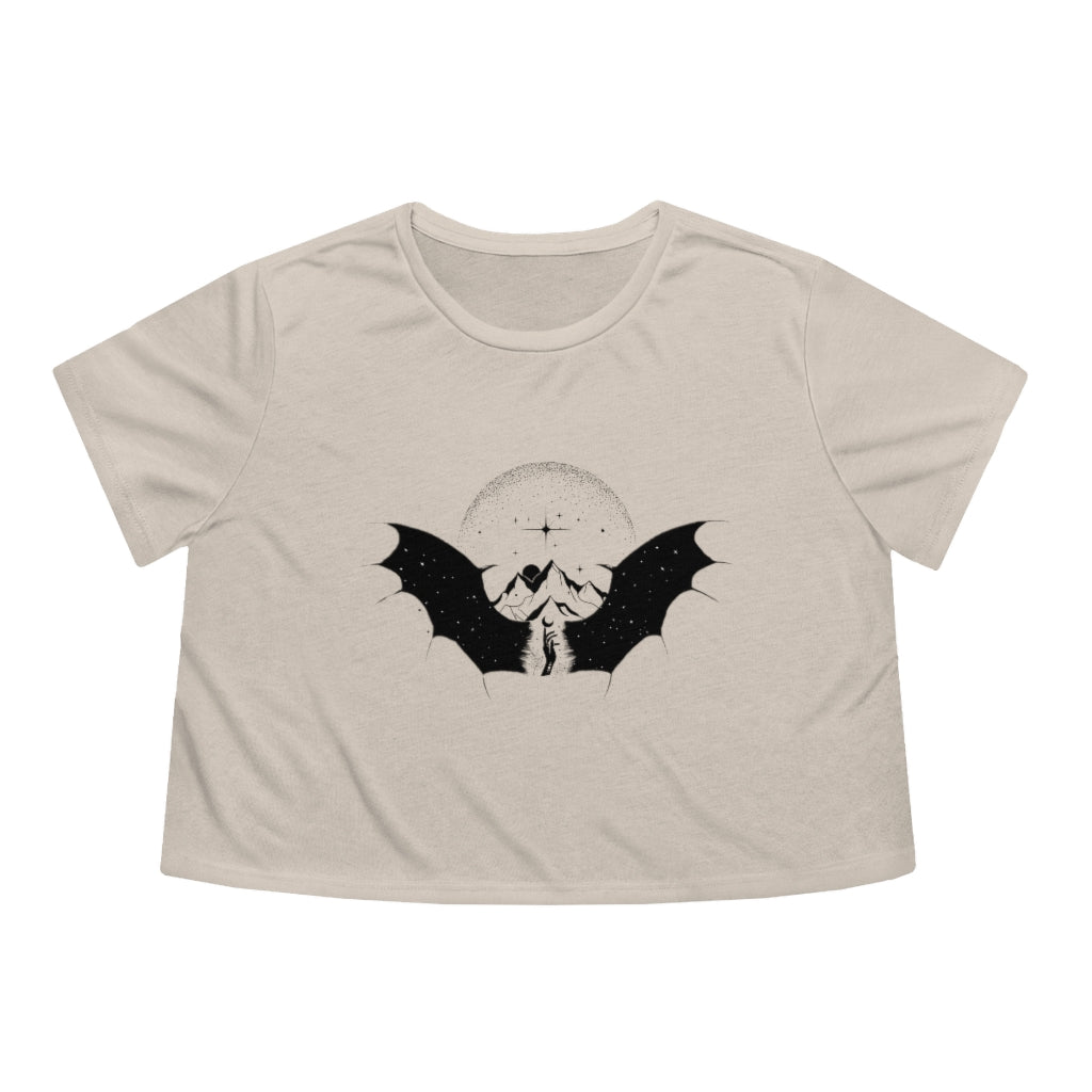 To the stars who listen Cropped Tee