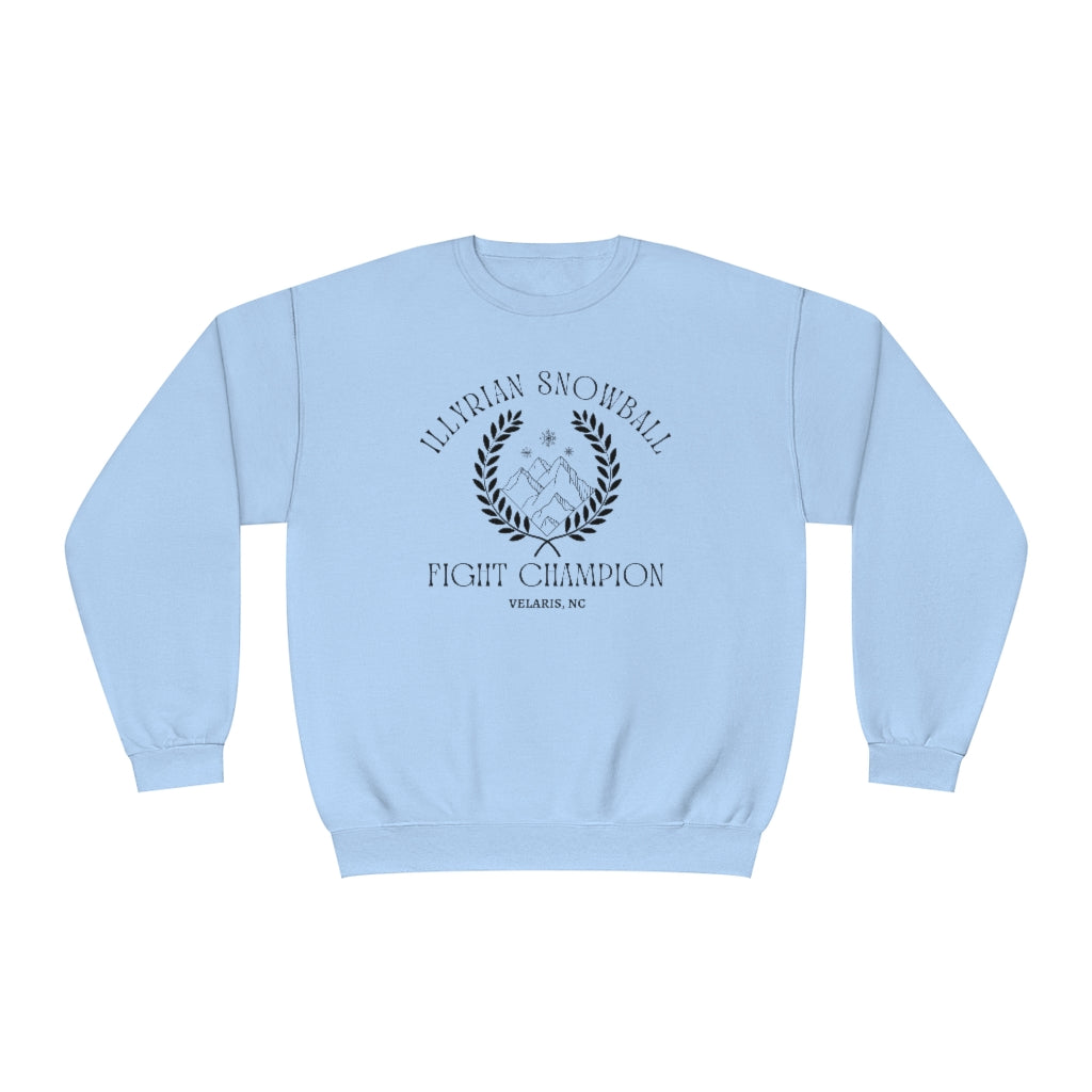 Illyrian Snowball Fight Champion Crewneck Sweatshirt