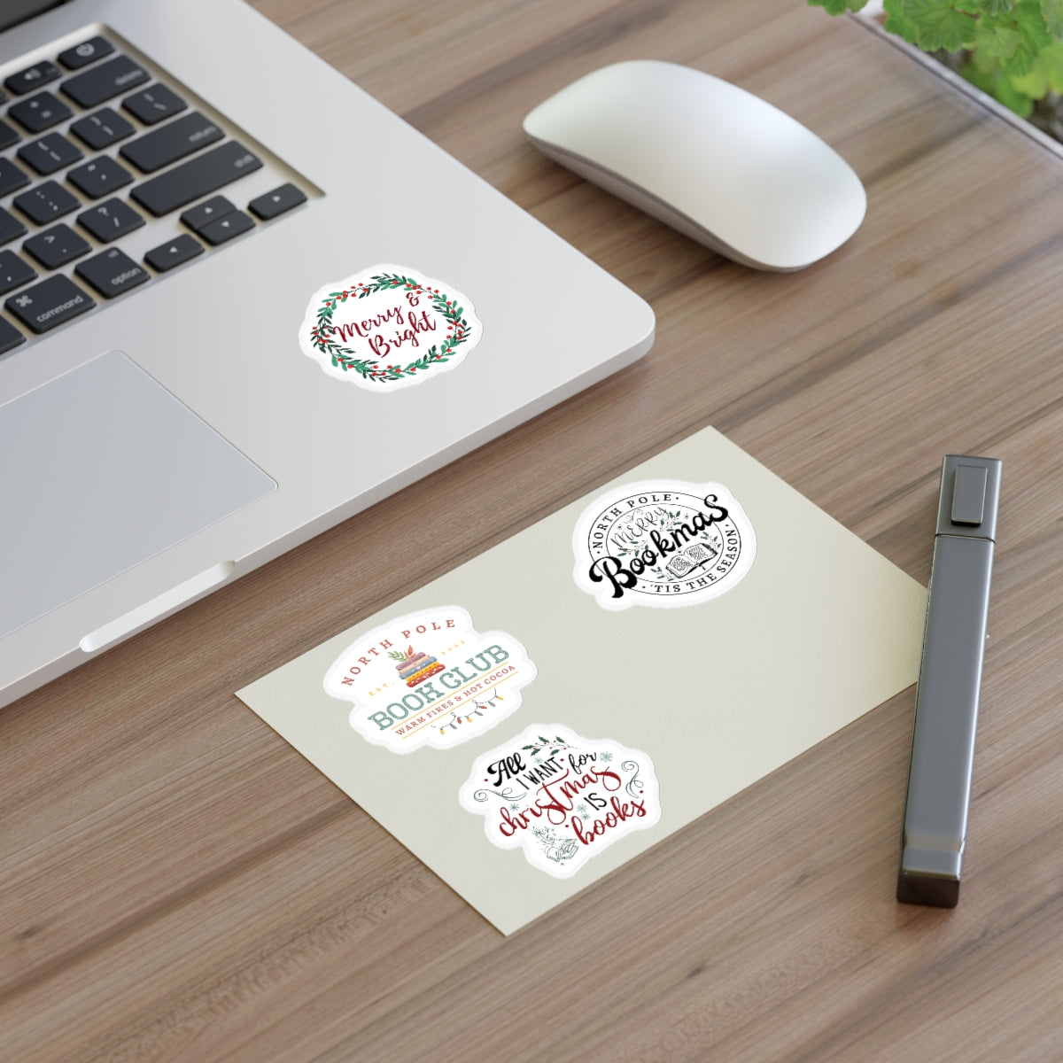 Bookish Christmas Sticker Sheets
