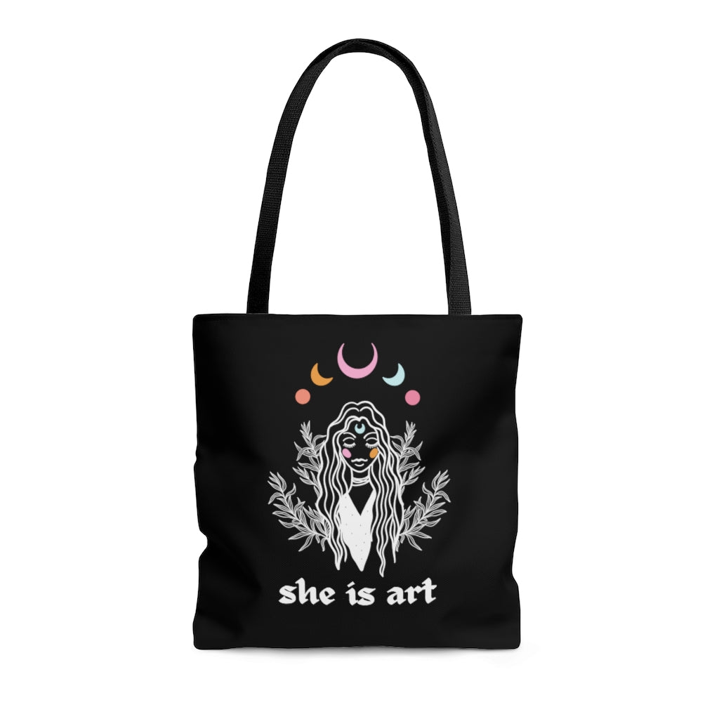 She is Art Tote Bag
