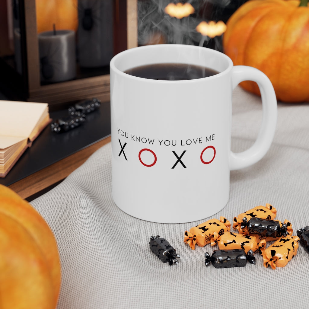 XOXO Ceramic Mug 11oz