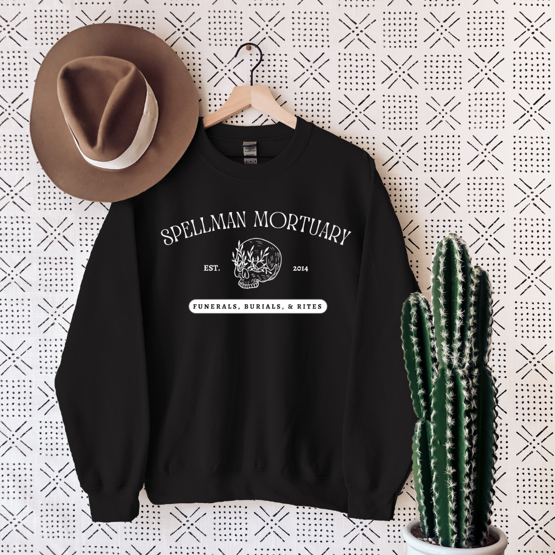 Witch's Mortuary Crewneck Sweatshirt