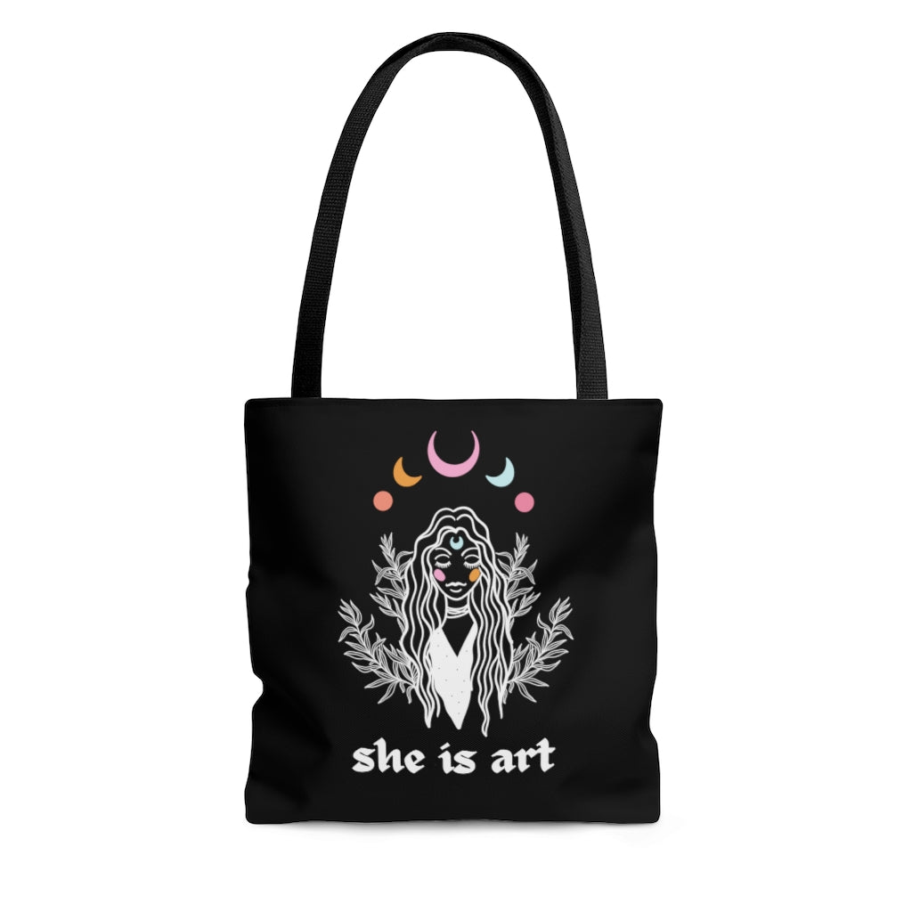 She is Art Tote Bag