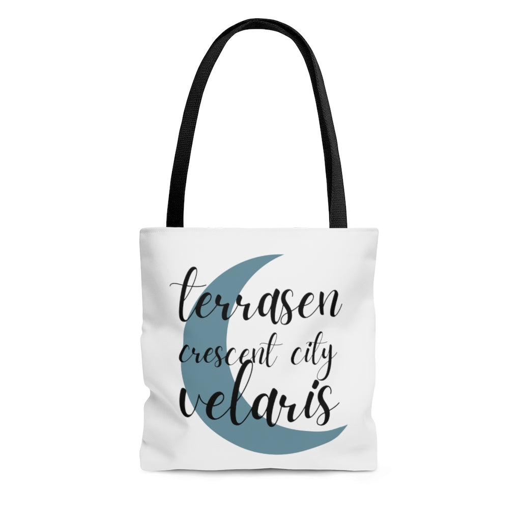 Velaris, Terrasen & Crescent City Tote Bag