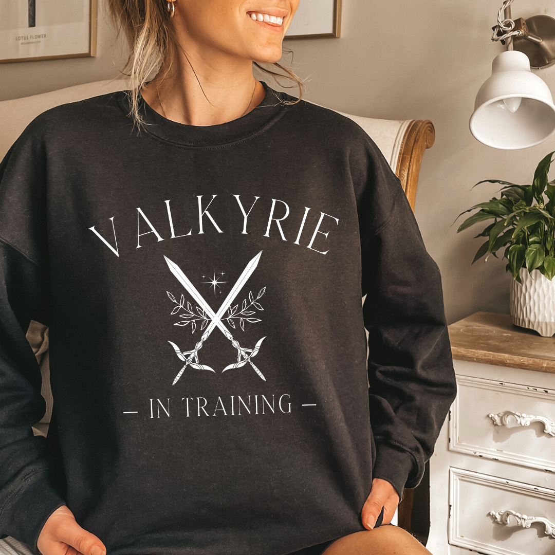 Valkyrie in Training Crewneck Sweatshirt
