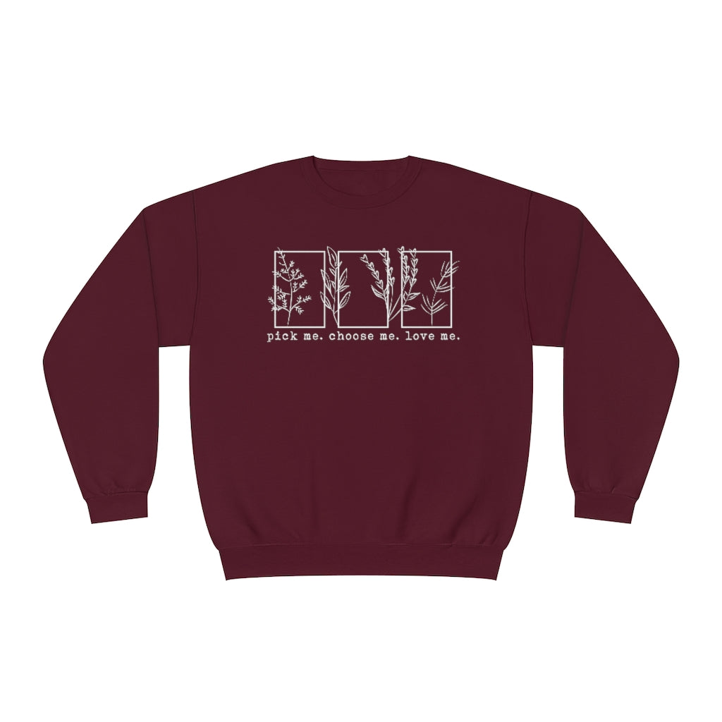 Love Me Crewneck Sweatshirt