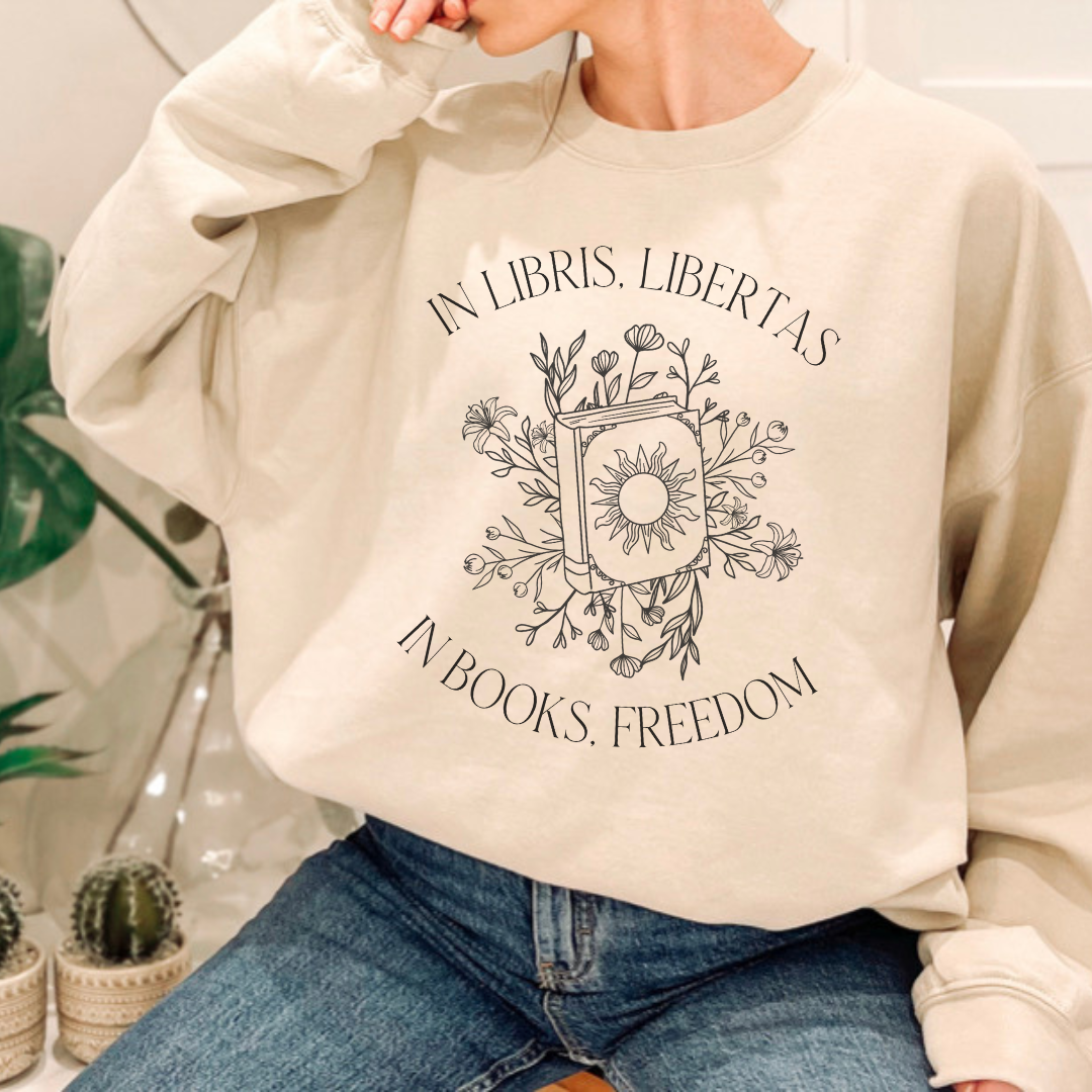 In Books, Freedom Crewneck Sweatshirt