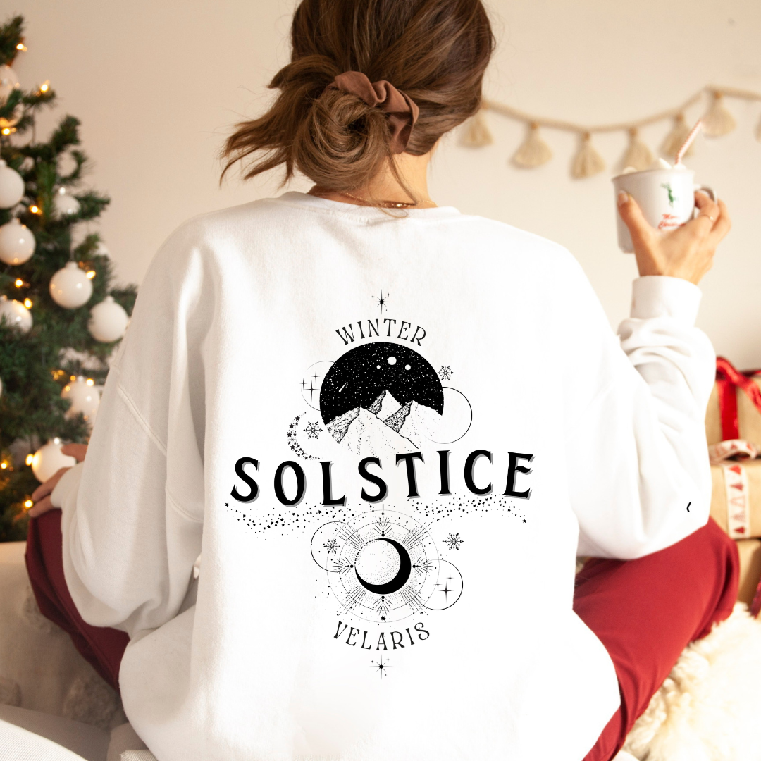 Velaris Winter Solstice BACK Crewneck Sweatshirt