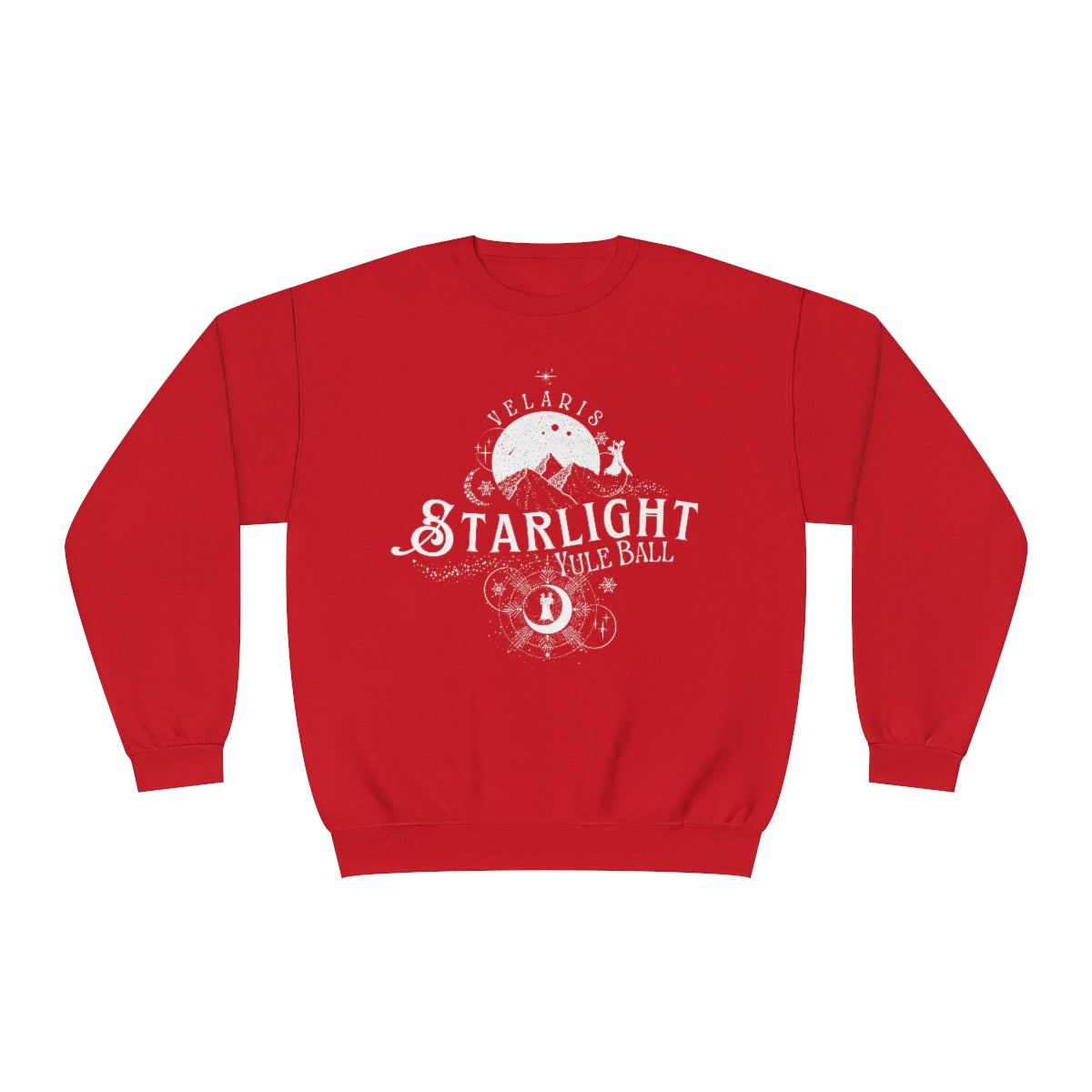 Starlight Yule Ball FRONT DESIGN Crewneck Sweatshirt