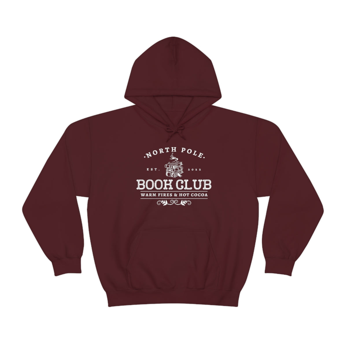 North Pole Book Club Hooded Sweatshirt