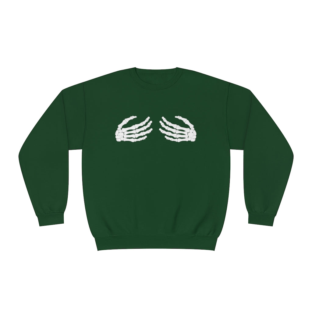 Skeleton Bra Crewneck Sweatshirt