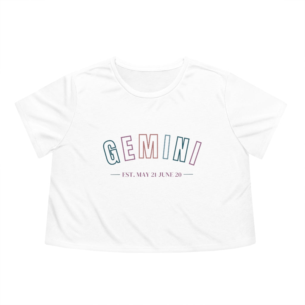 Gemini Flowy Cropped Tee
