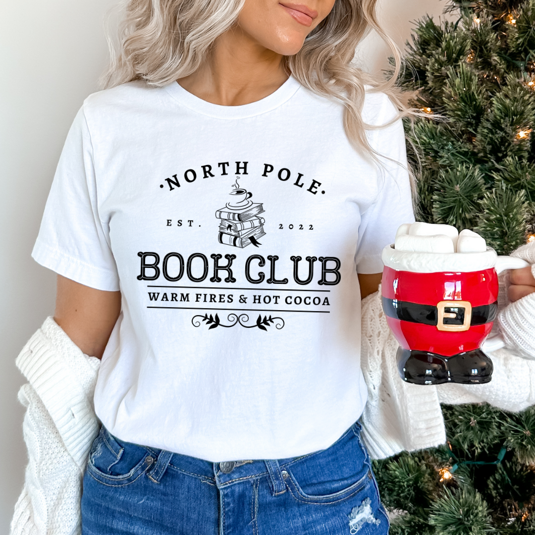 North Pole BookClub Short Sleeve Tee