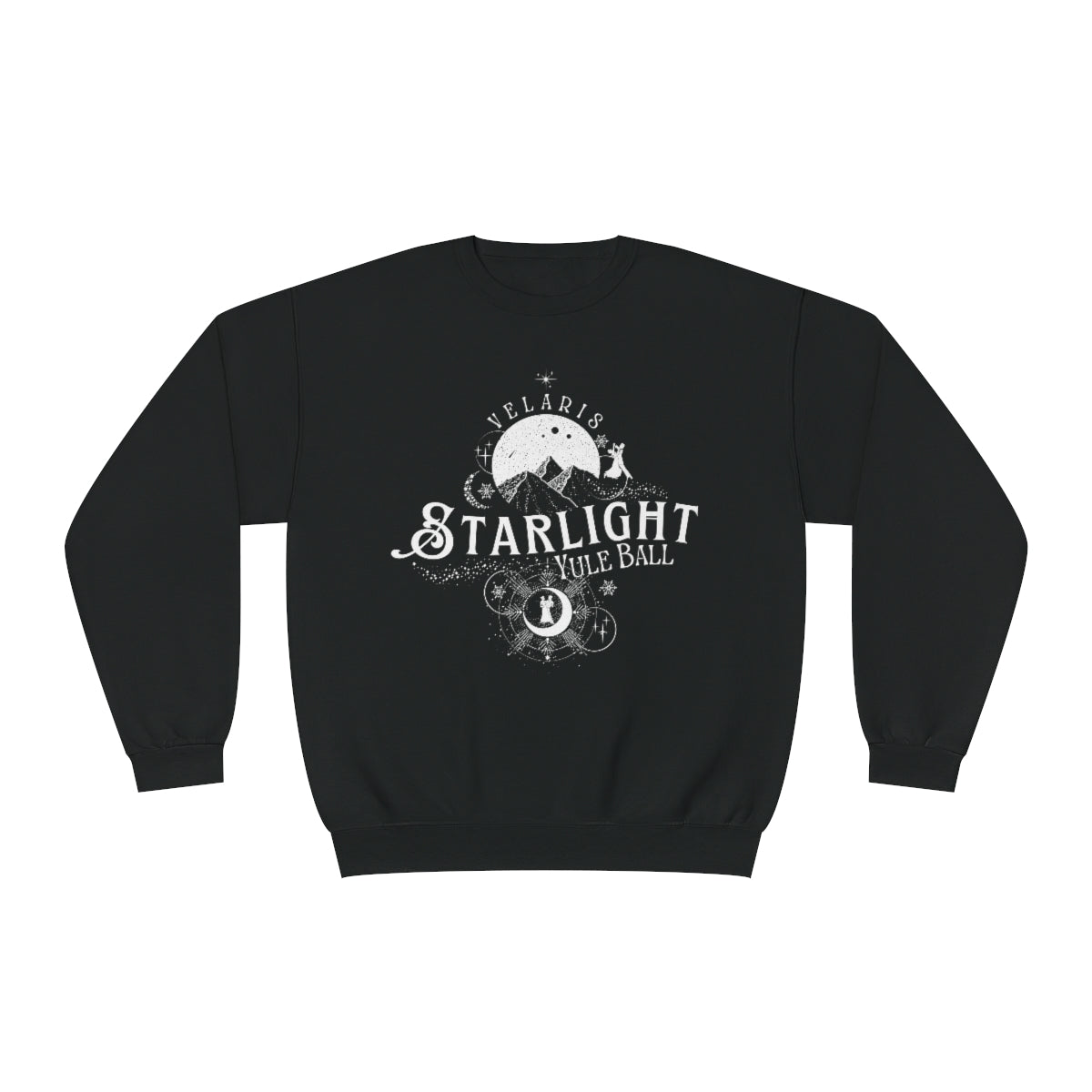 Starlight Yule Ball FRONT DESIGN Crewneck Sweatshirt