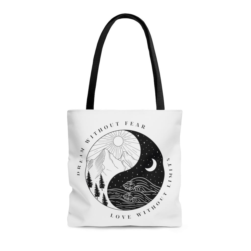 No Fear No Limits Tote Bag