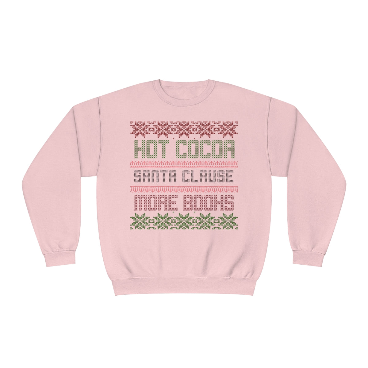Bookish Ugly Christmas Sweater Crewneck Sweatshirt