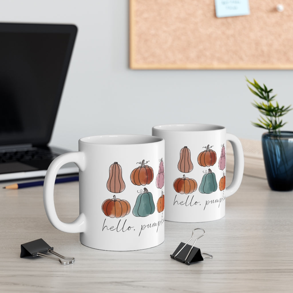 Hello Pumpkin Pastel Mug 11oz