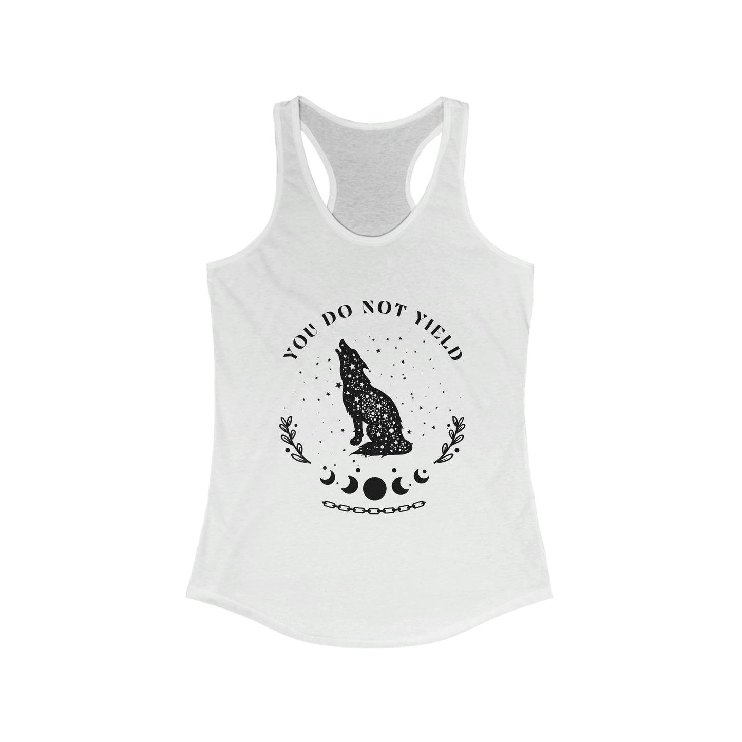 You do not yield Racerback Tank