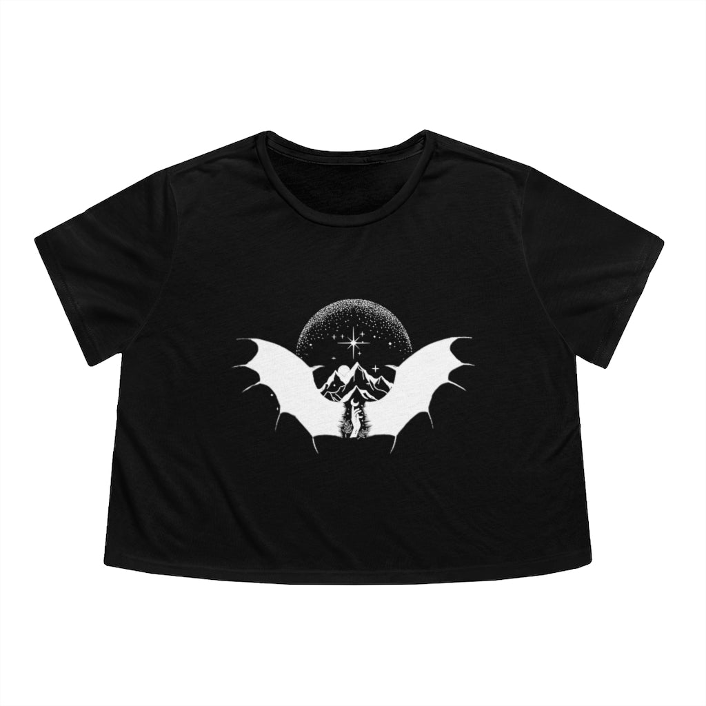 To the stars who listen Cropped Tee