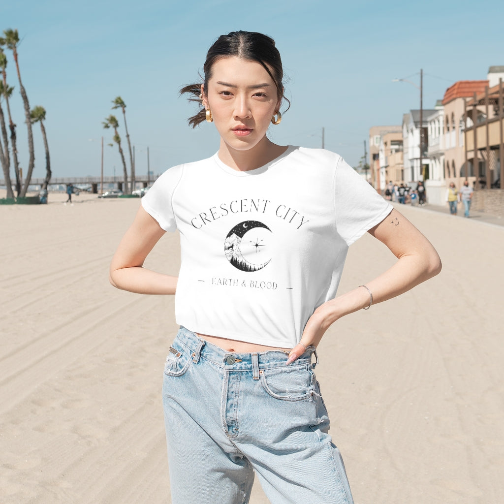Crescent City Cropped Tee