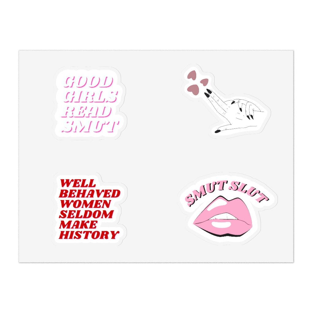 Smutty Books Sticker Sheets