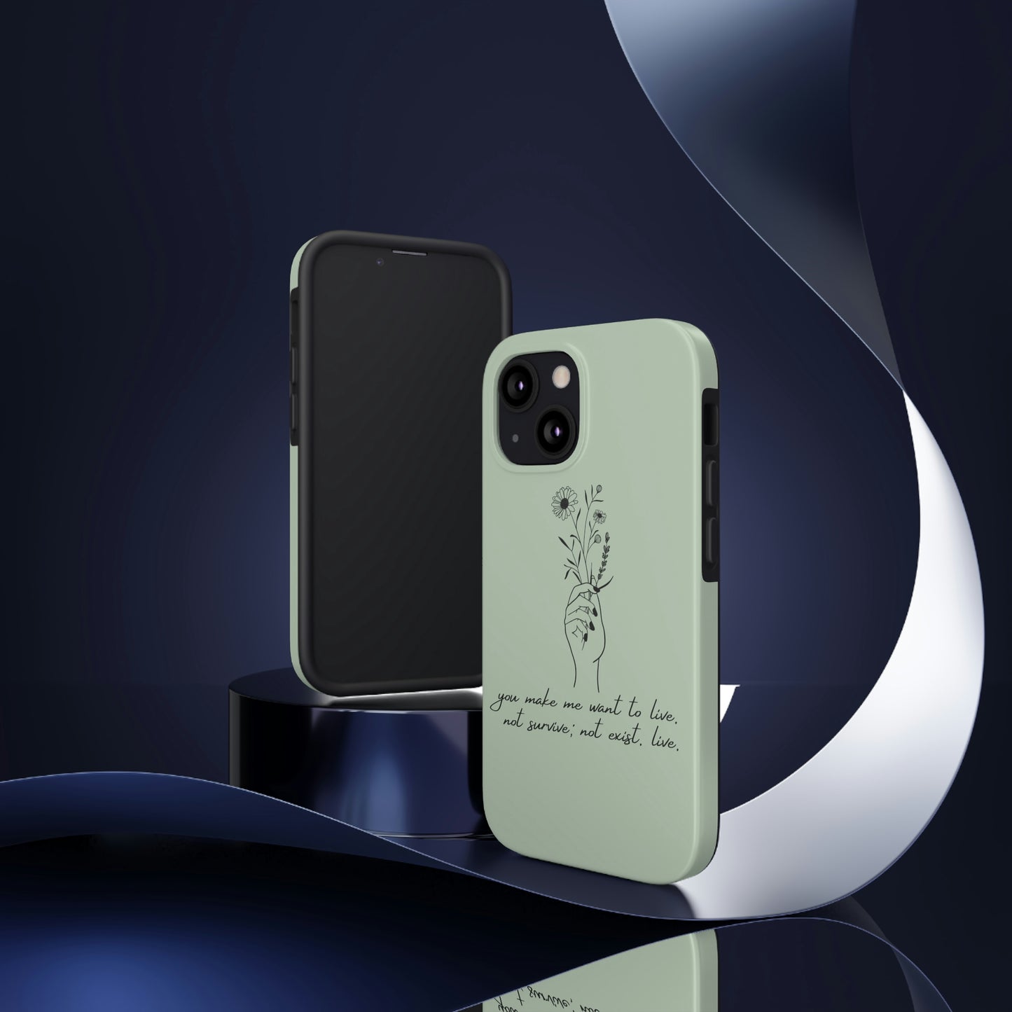 Make me want to live Phone Case