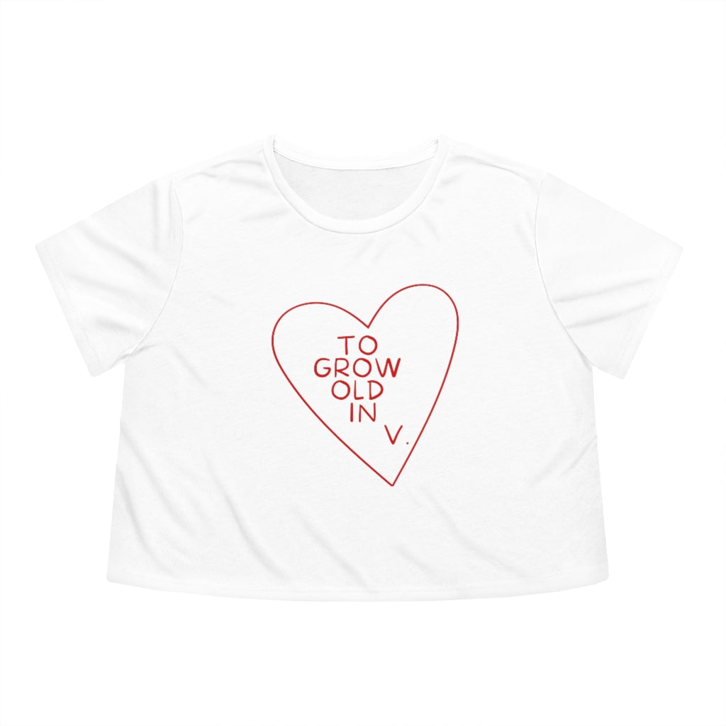 Grow Old Cropped Tee