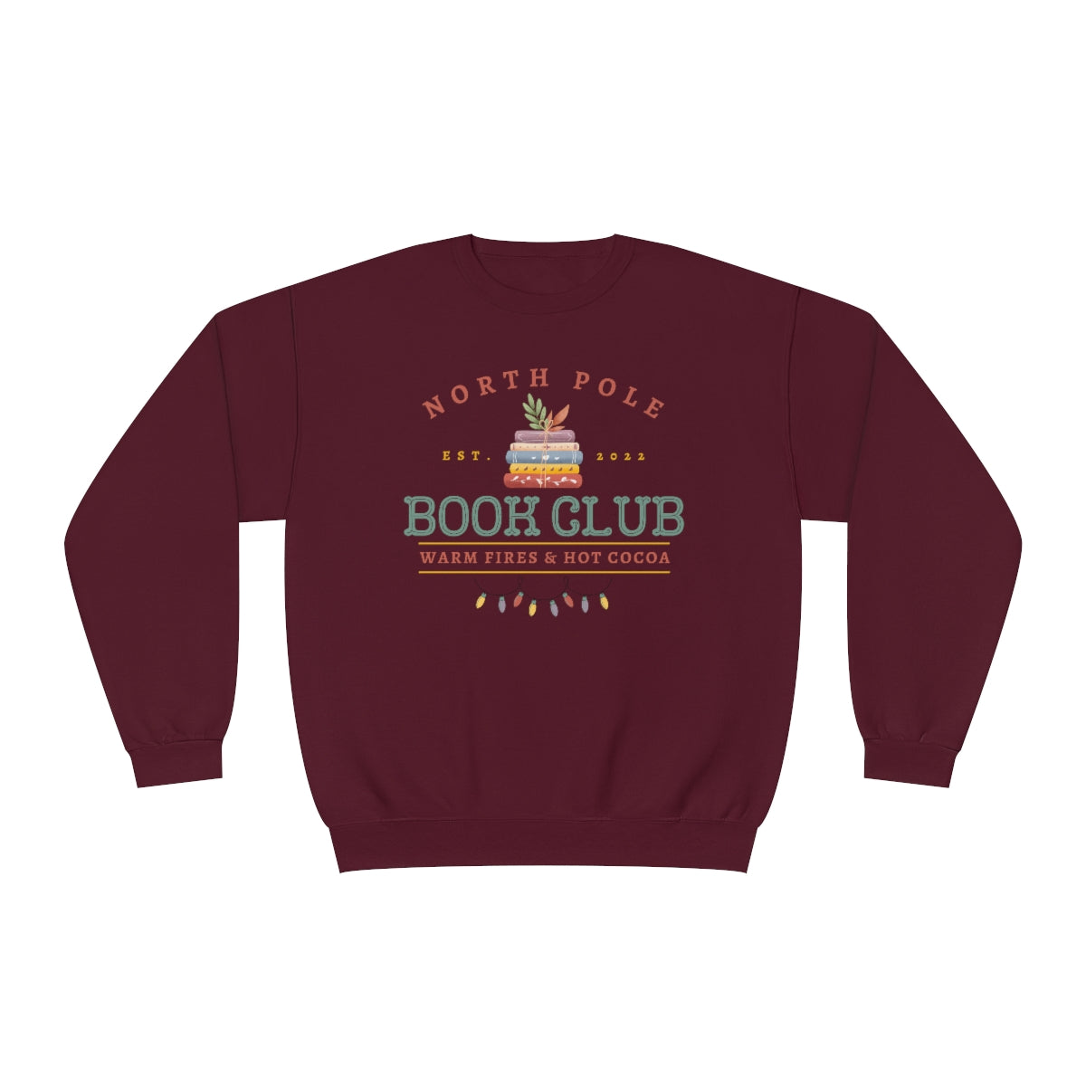 Color North Pole Book Club Crewneck Sweatshirt