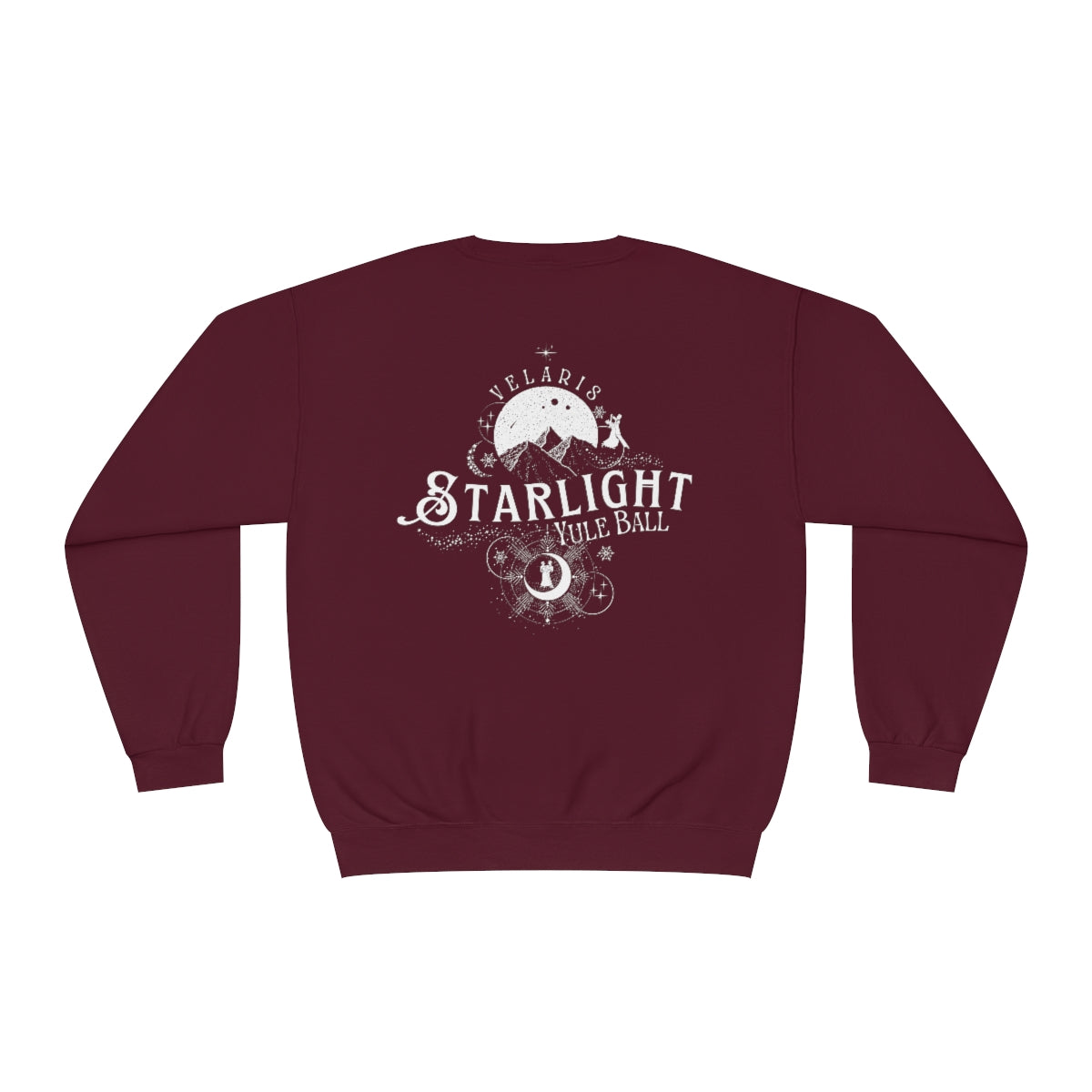 Starlight Yule Ball BACK DESIGN Crewneck Sweatshirt
