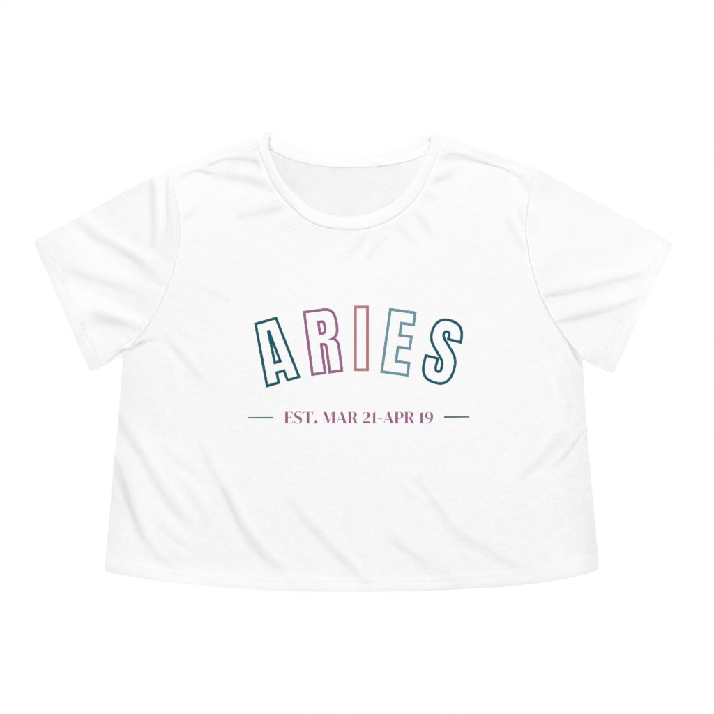 Aries Flowy Cropped Tee