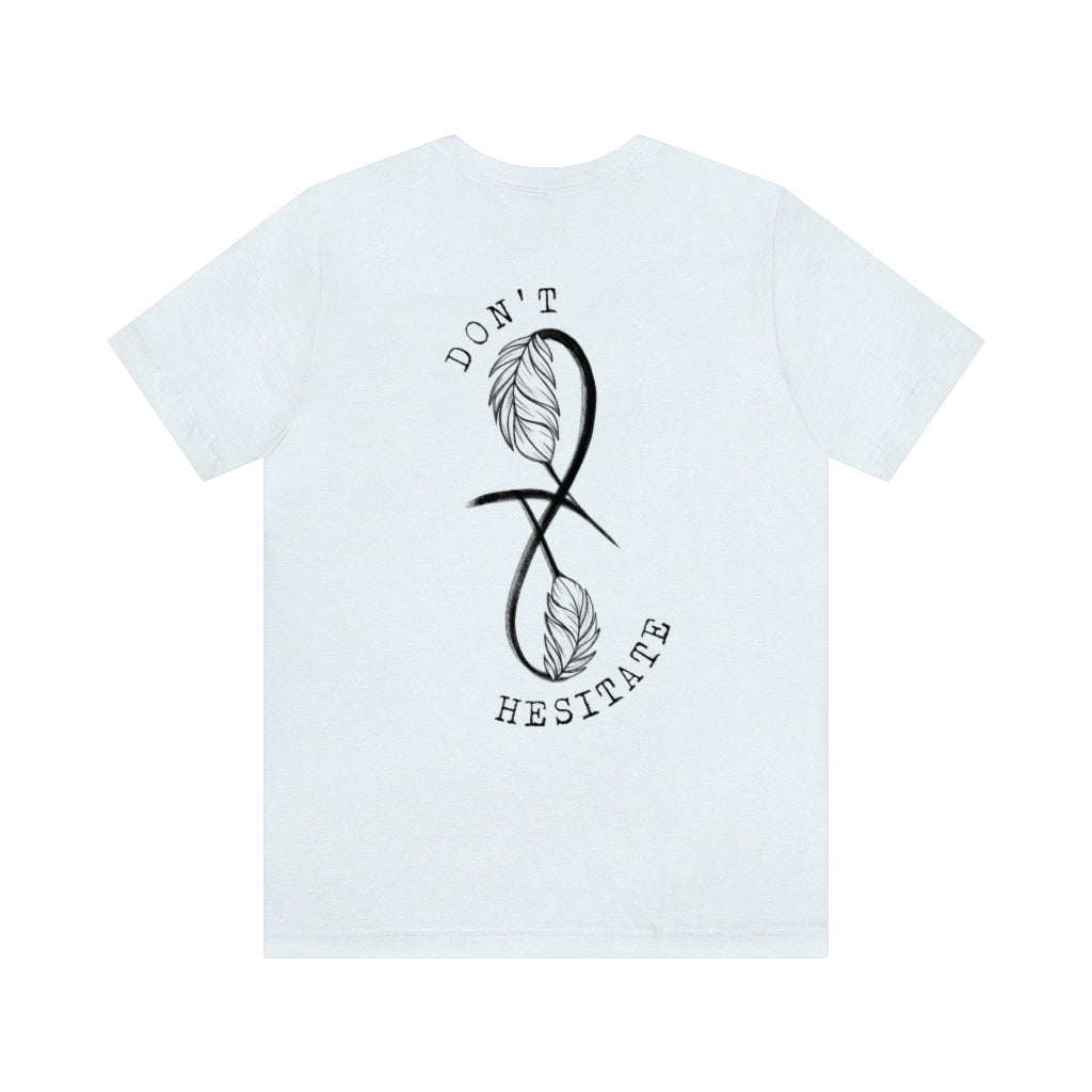 Don't Hesitate Scrypt *CROWN of BLOOD & WINGS* Short Sleeve Tee