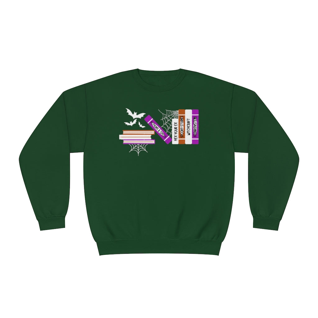 Spooky Books Crewneck Sweatshirt