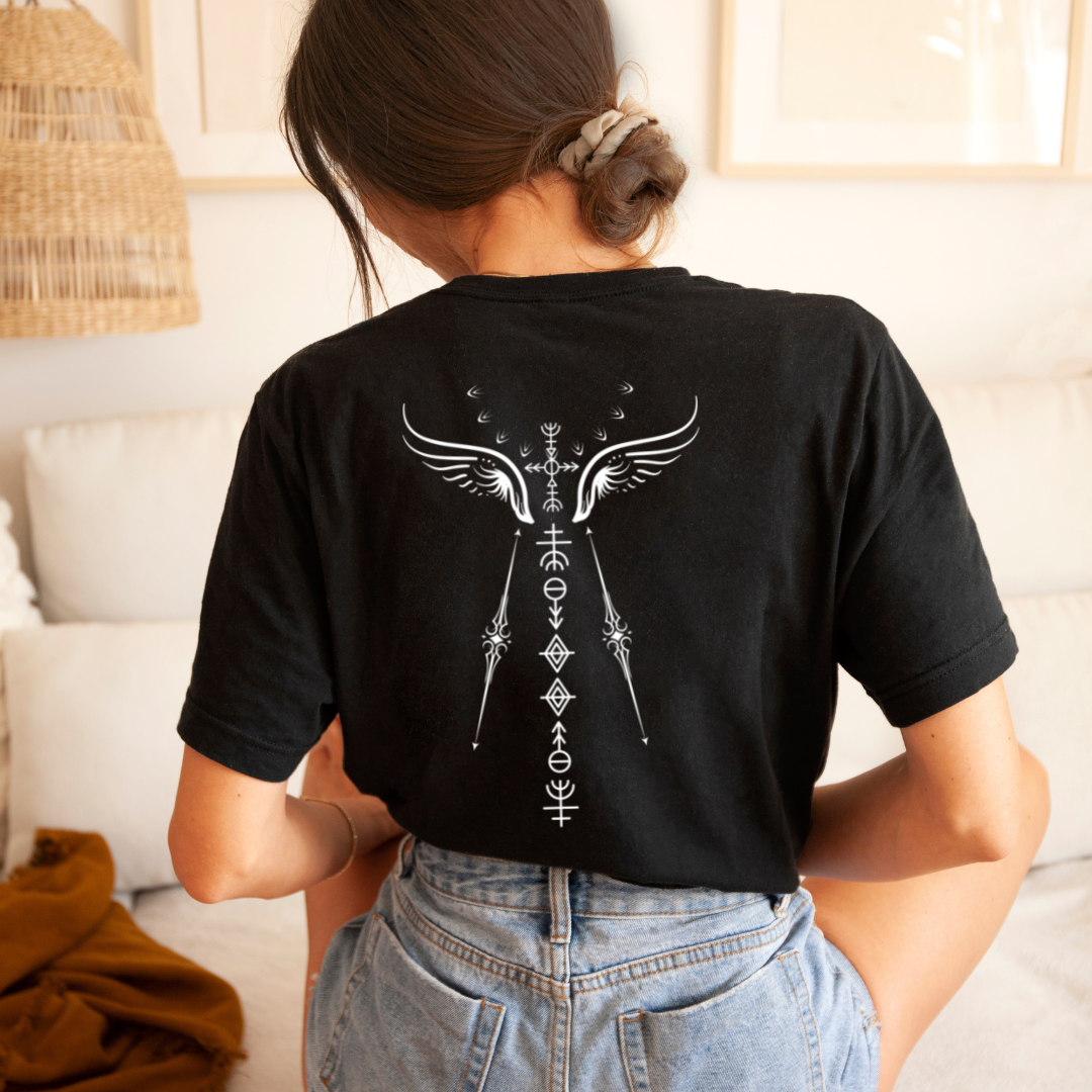 Aelin Back Tattoo Short Sleeve Tee – CursebreakerCo