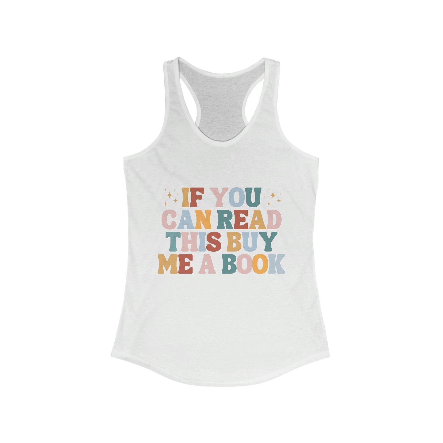 Buy me a Book Racerback Tank