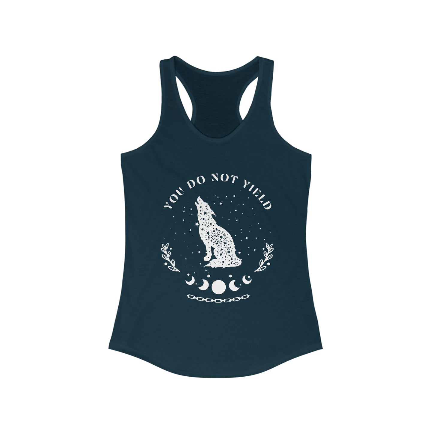 You do not yield Racerback Tank