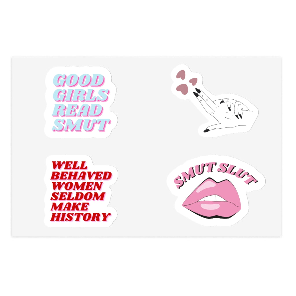 Smutty Books Sticker Sheets