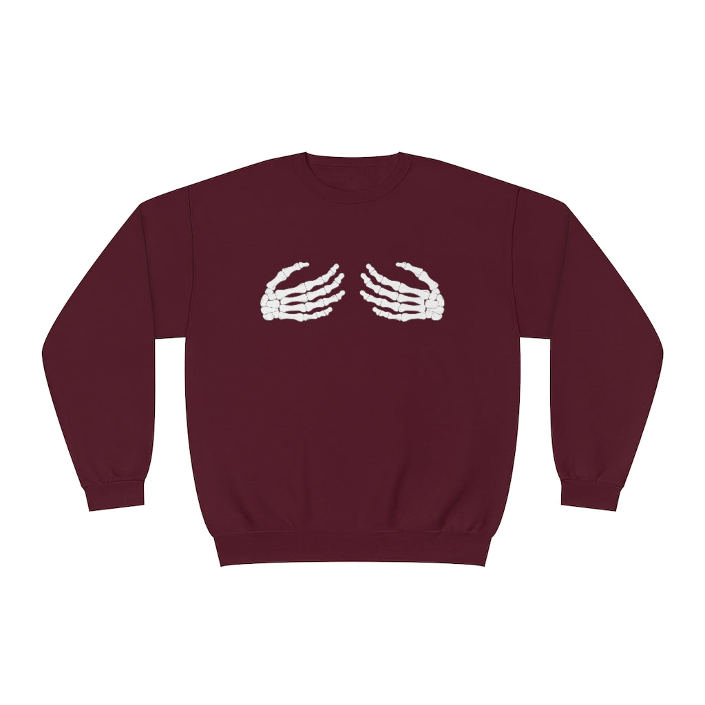 Skeleton Bra Crewneck Sweatshirt