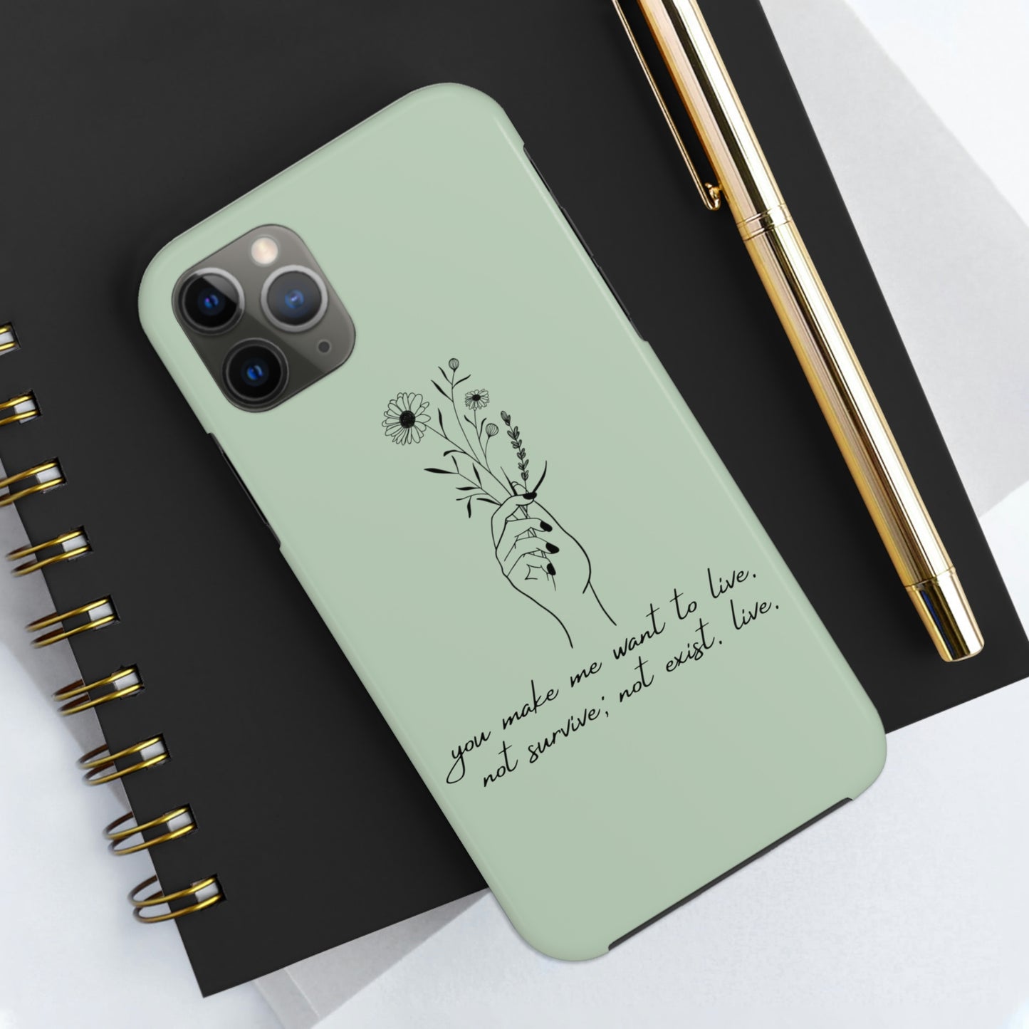 Make me want to live Phone Case