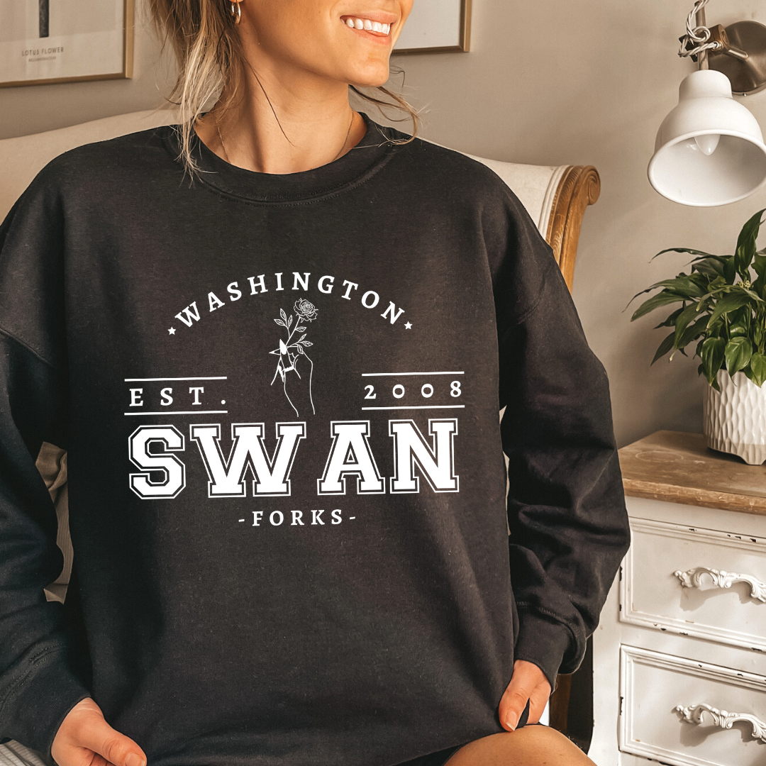 Swan Crewneck Sweatshirt