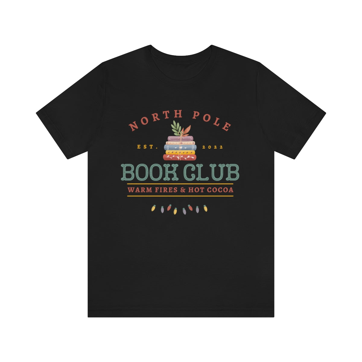 North Pole Book Club Color Short Sleeve Tee