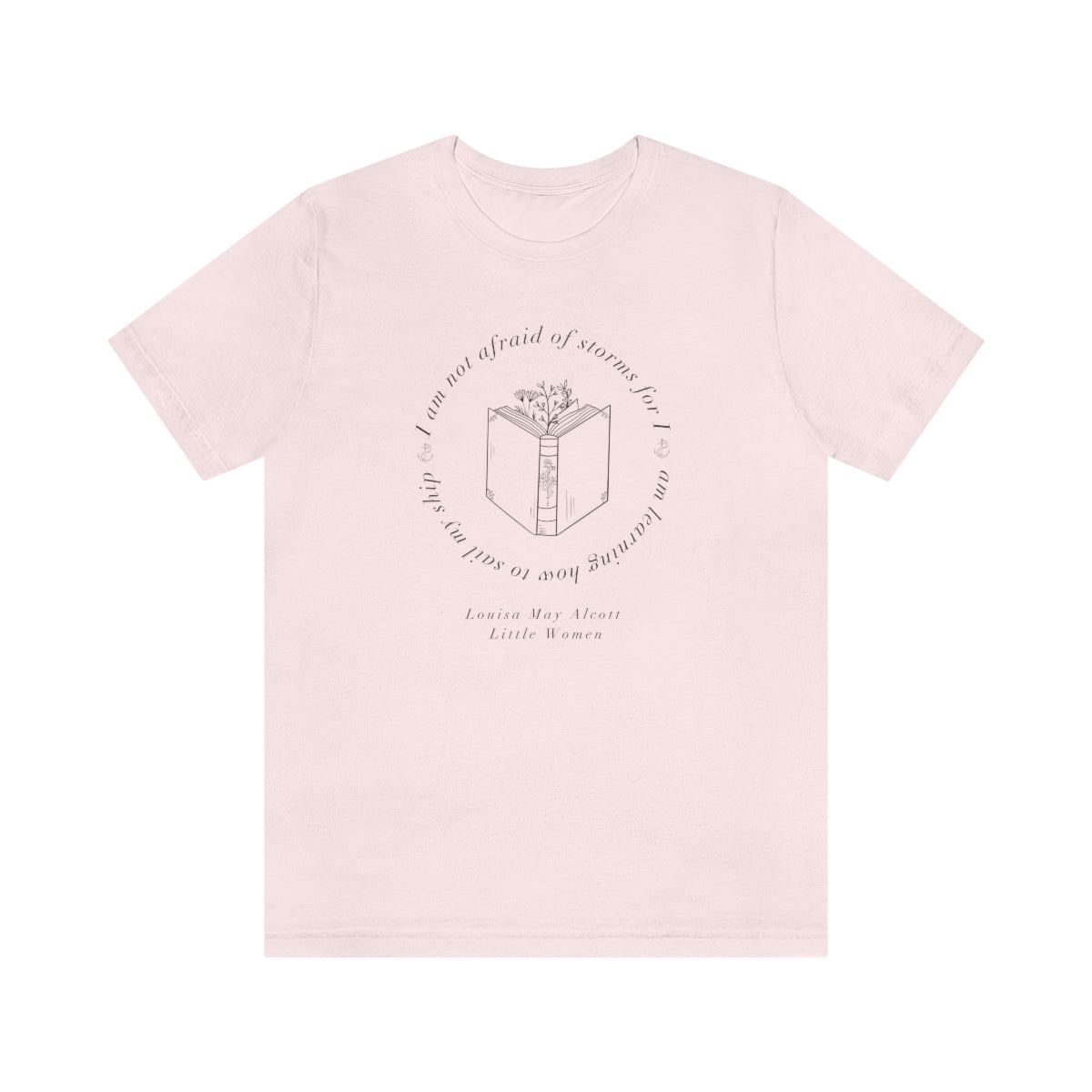 Little Woman Not Afraid of Storms Short Sleeved Tee