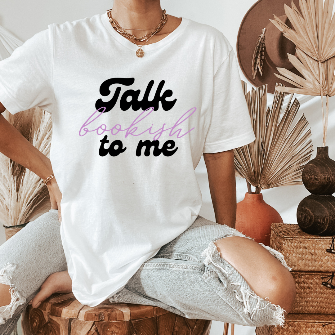 Talk Bookish to Me Short Sleeve Tee