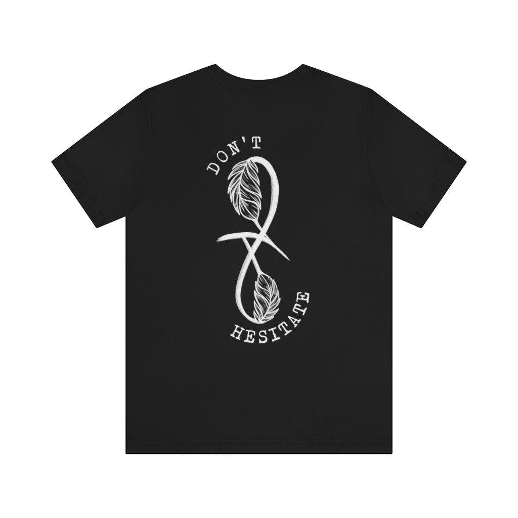 Don't Hesitate Scrypt *CROWN of BLOOD & WINGS* Short Sleeve Tee